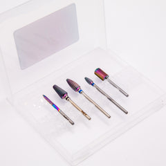 Carbide drill bit set