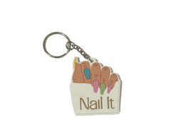The Nail It Keyring
