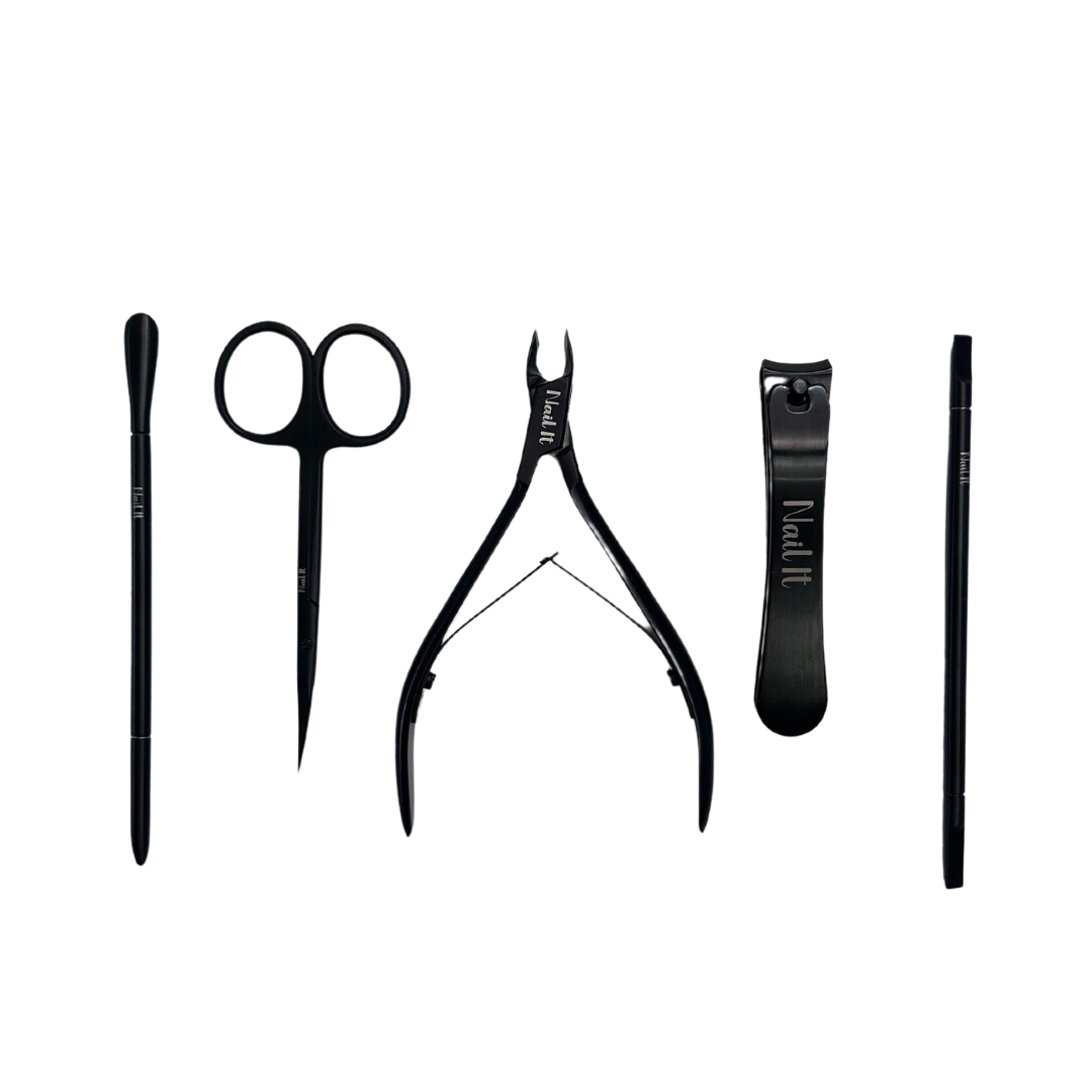 Signature Nail it black tool collection